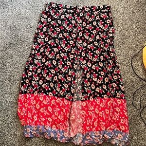 NWT Express Floral Maxi Skirt